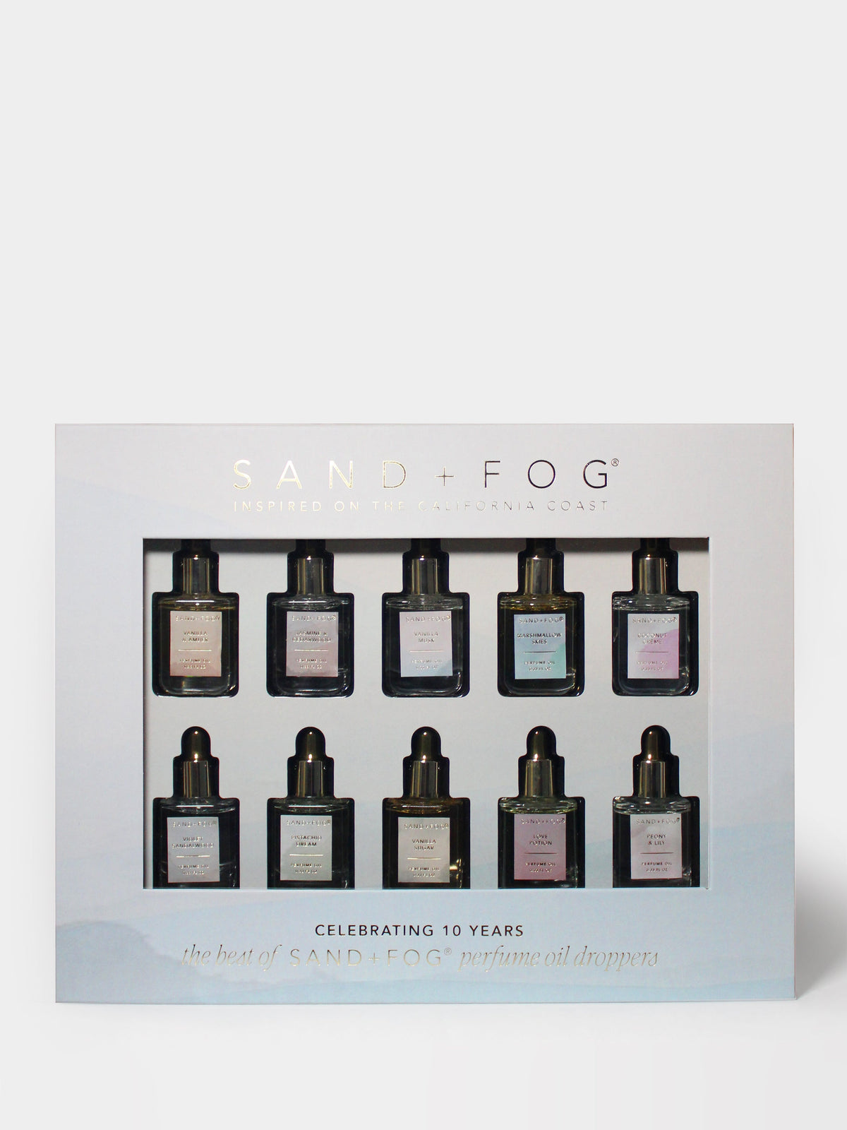 Luxury Signature Ten Year Anniversary Perfume Oil Dropper Set