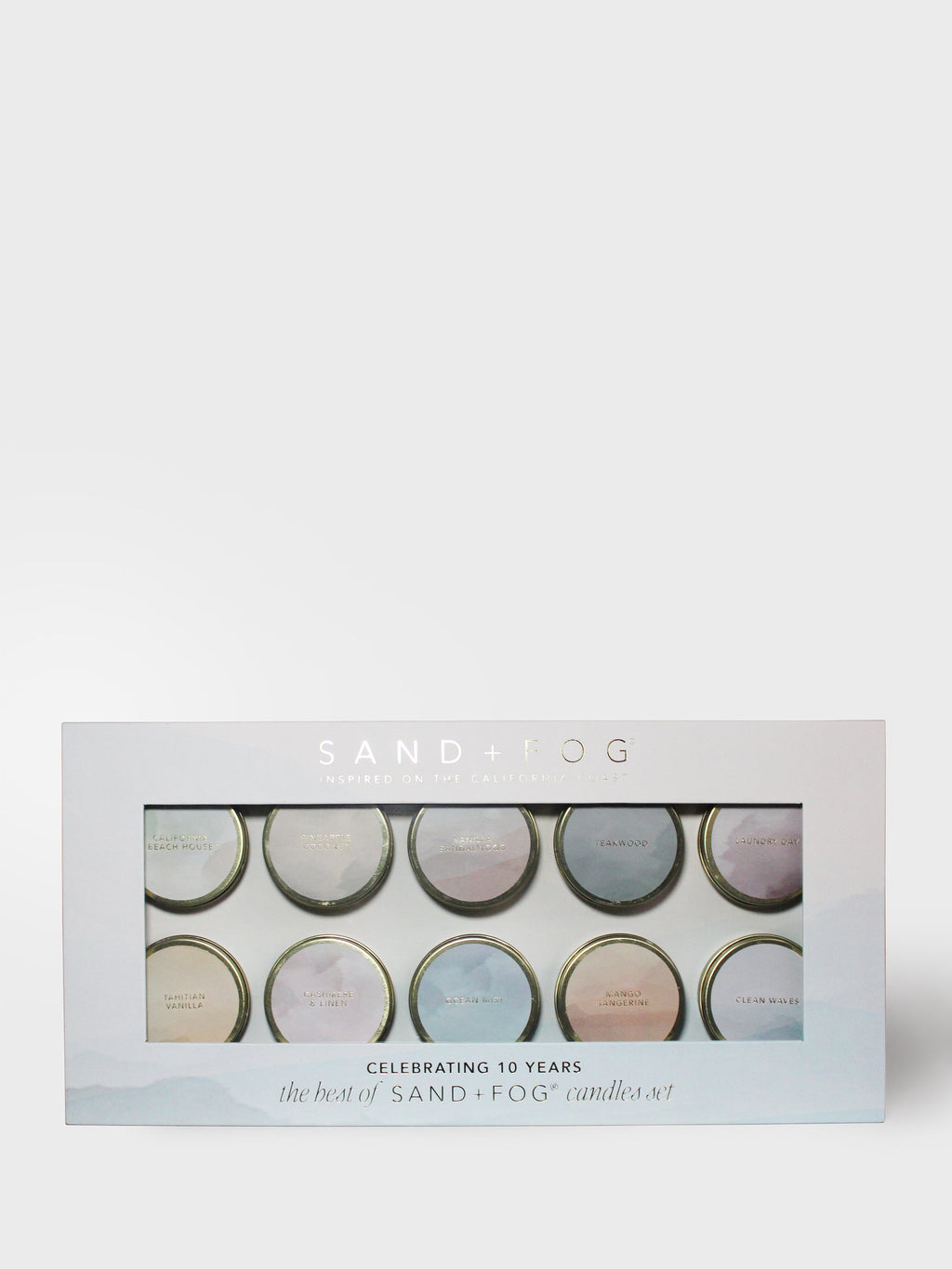 Premium Cozy Ten Year Anniversary Candle Set