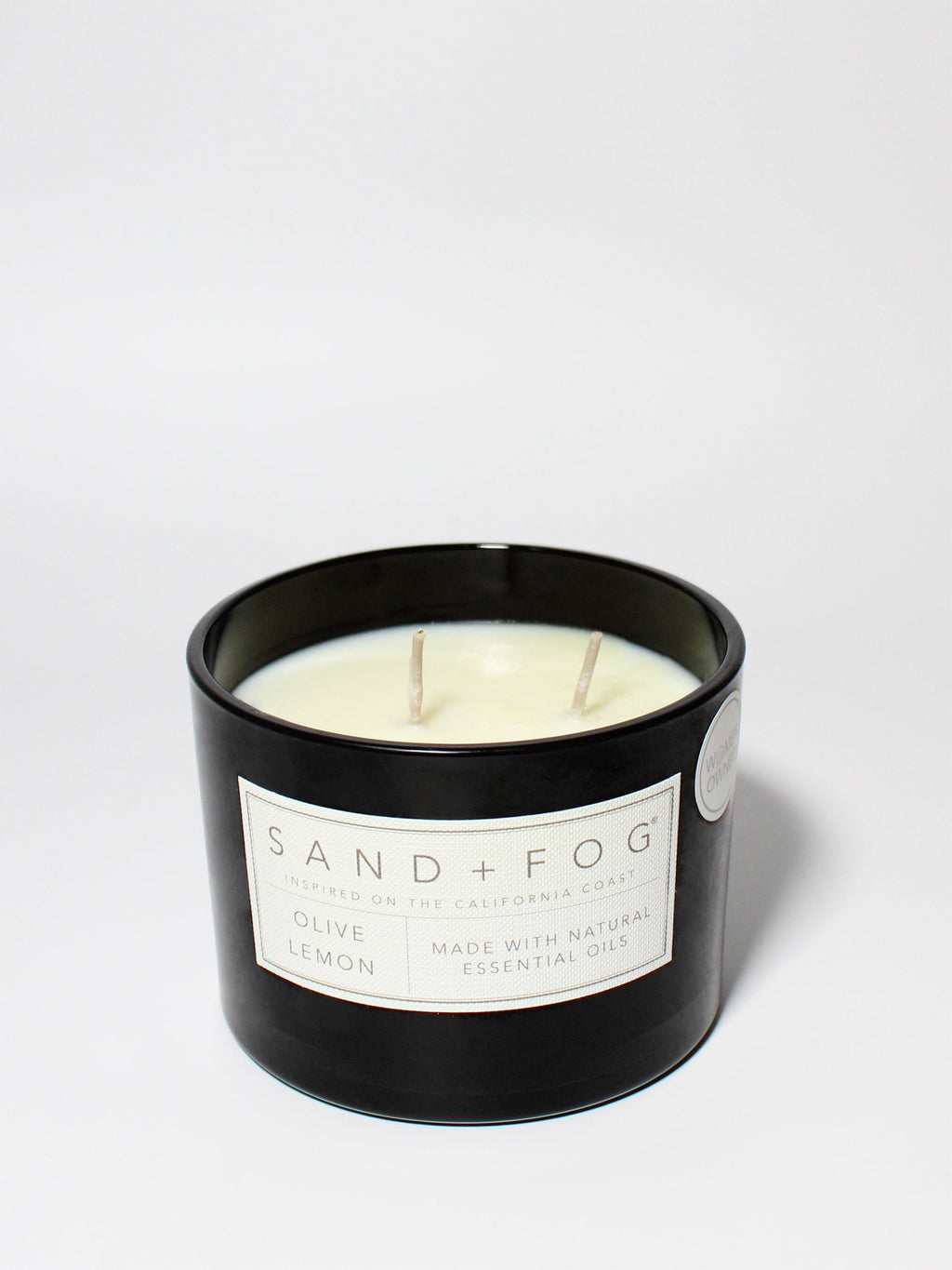 Premium Cozy Olive Lemon 12 oz scented candle