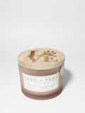 Premium Cozy Sand + Paws Ocean & Sea Salt 12 oz scented candle