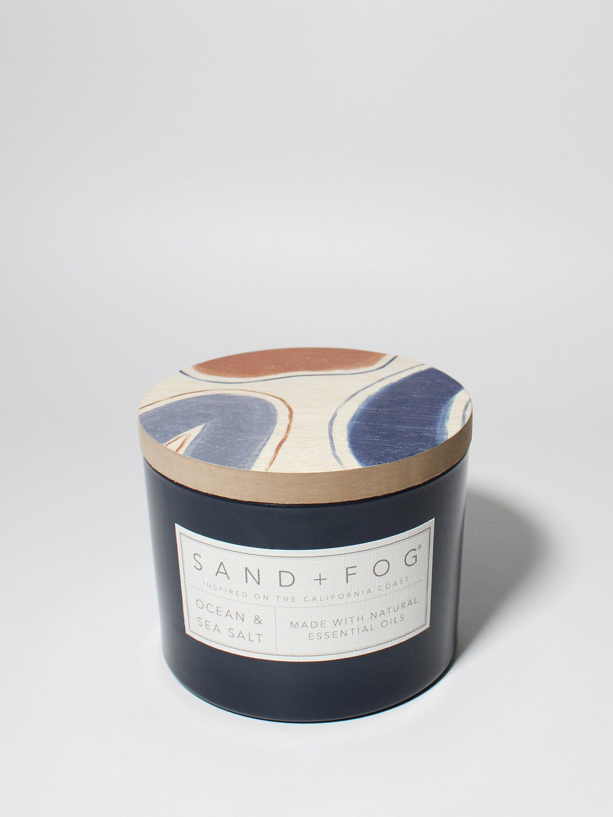 Premium Cozy Ocean & Sea Salt 12 oz scented candle