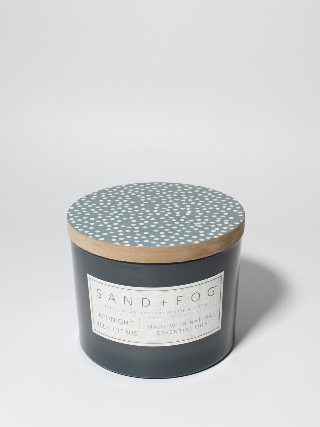 Premium Cozy Midnight Blue Citrus 12 oz scented candle