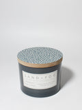 Premium Cozy Midnight Blue Citrus 12 oz scented candle