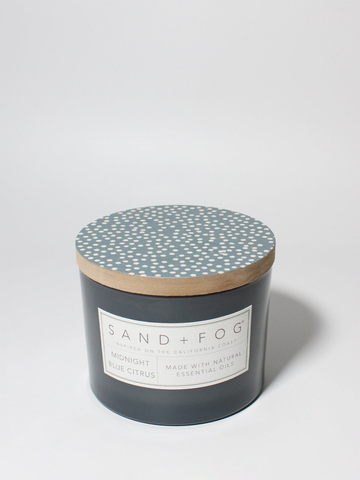 Premium Cozy Midnight Blue Citrus 12 oz scented candle