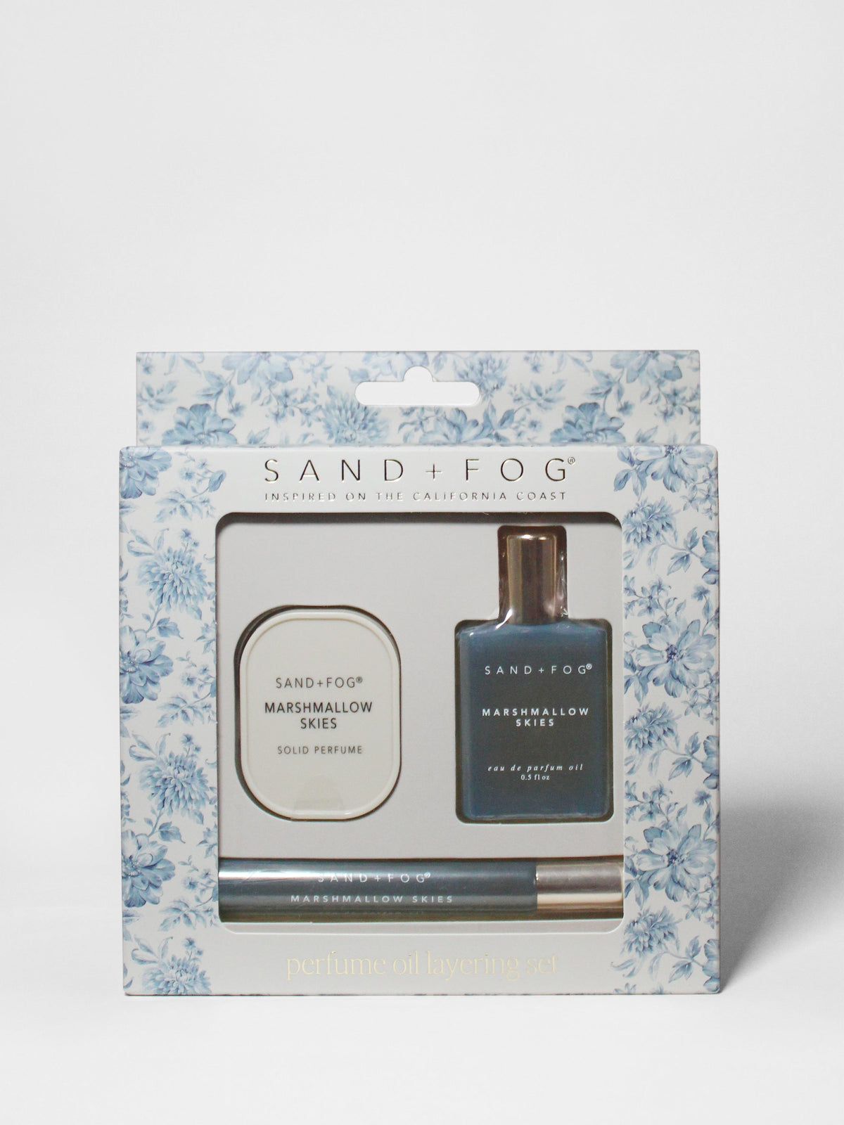 Luxury Signature Perfume Oil Rollerballs and Solid Perfume Set - Marshmallow Skies