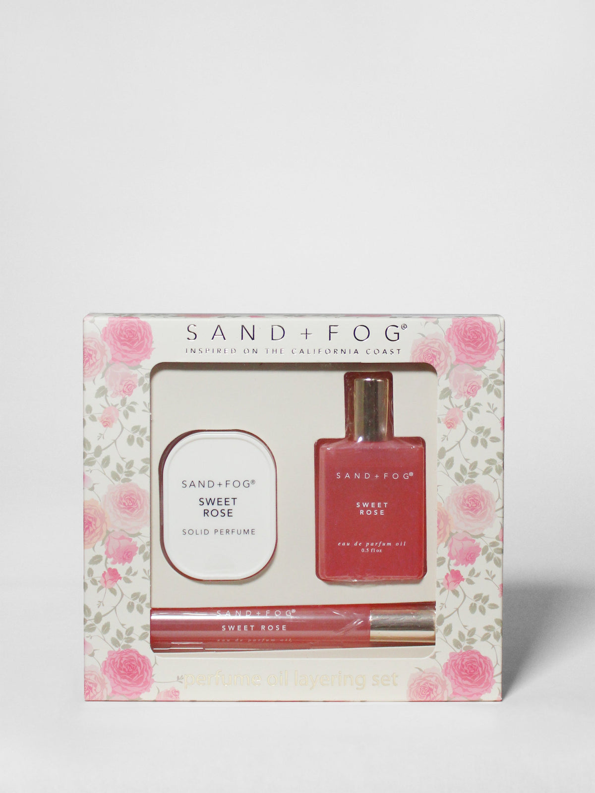 Luxury Signature Perfume Oil Rollerballs and Solid Perfume Set - Sweet Rose