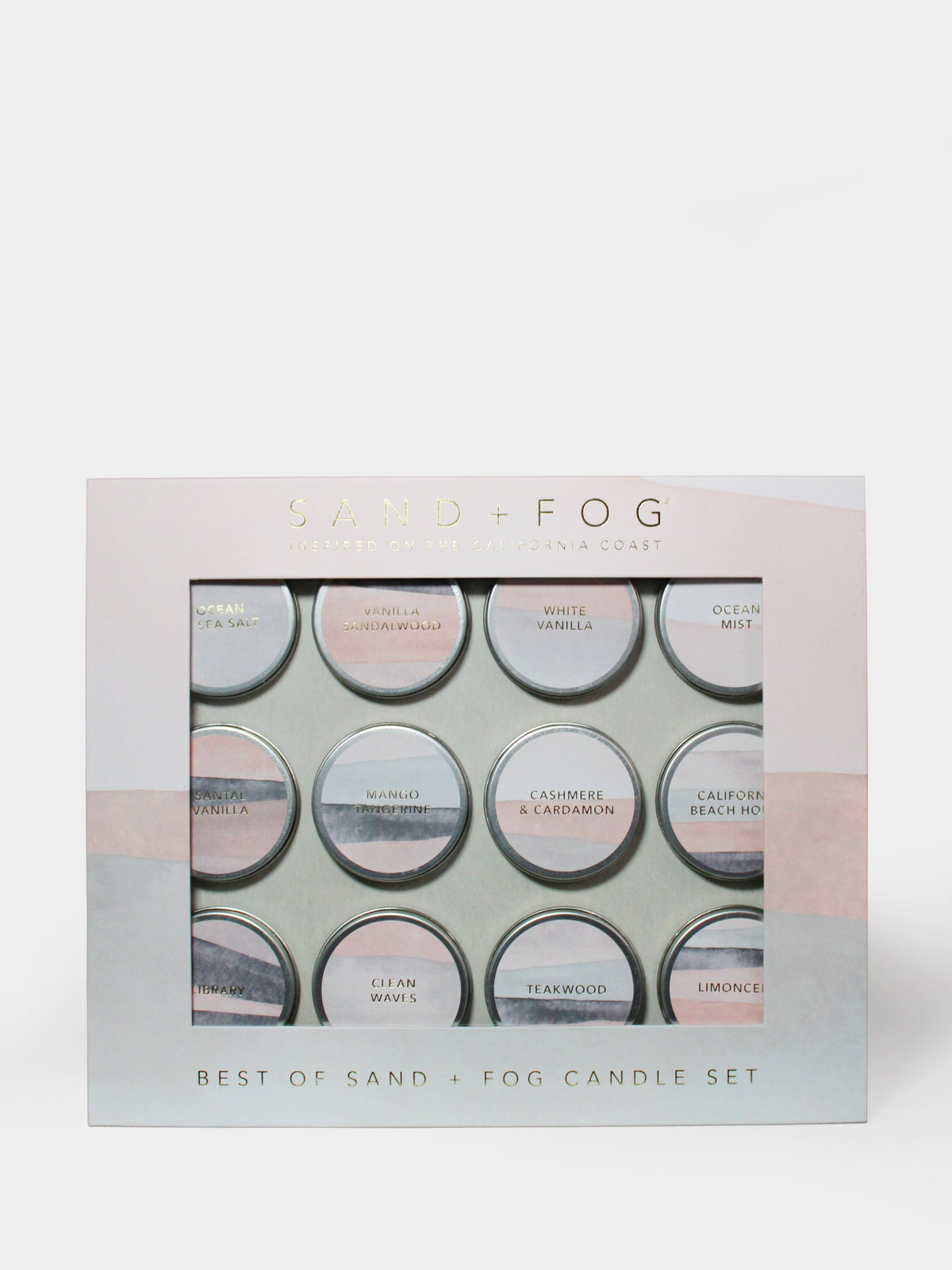 Premium Cozy Best of Sand + Fog Mini Candle Set