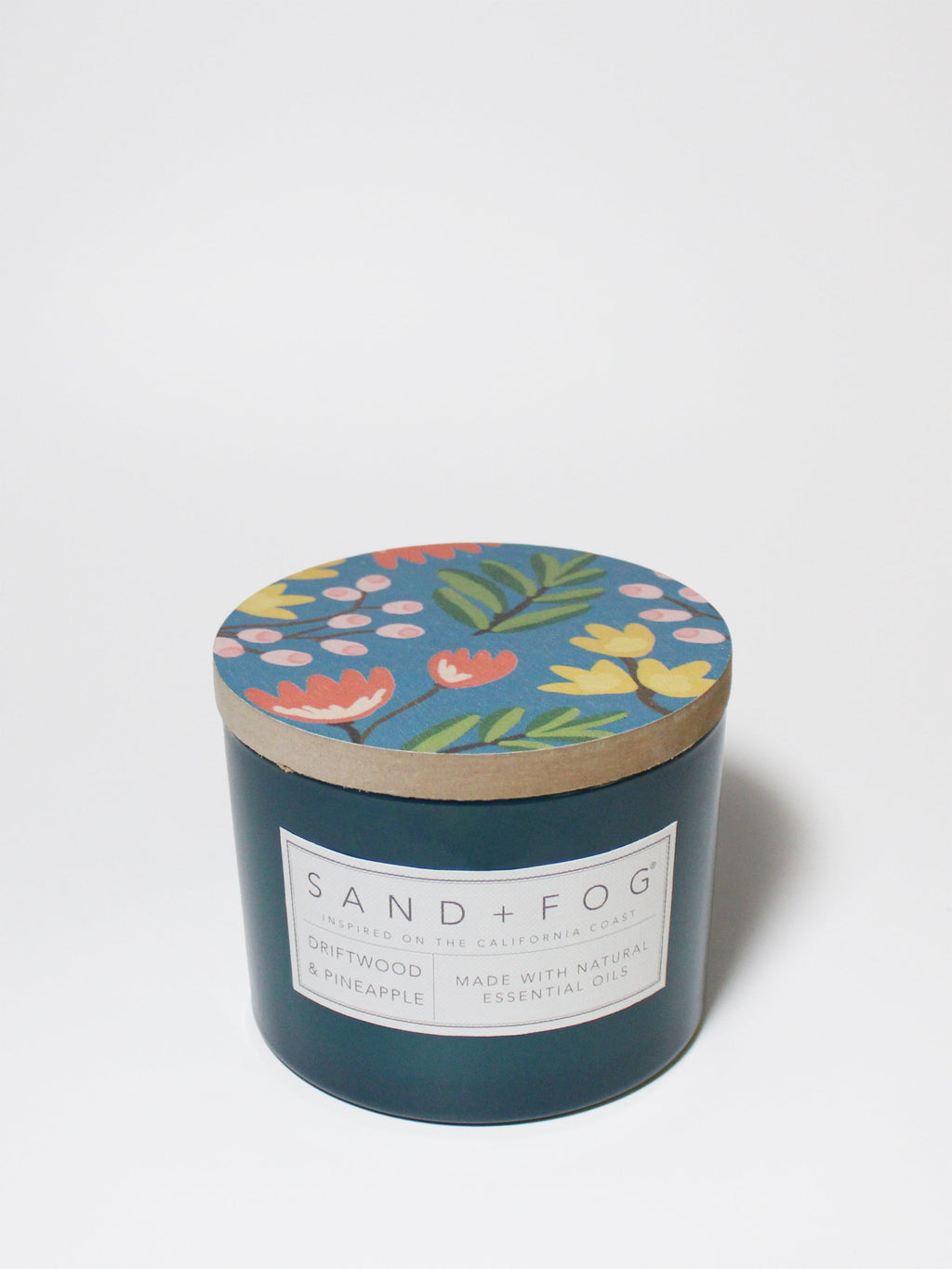 Premium Cozy Driftwood & Pineapple 12 oz scented candle
