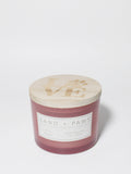 Premium Cozy Sand + Paws Goji Berry 12 oz scented candle