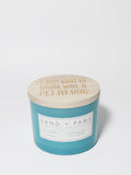 Premium Cozy Sand + Paws Golden Citrus 12 oz scented candle