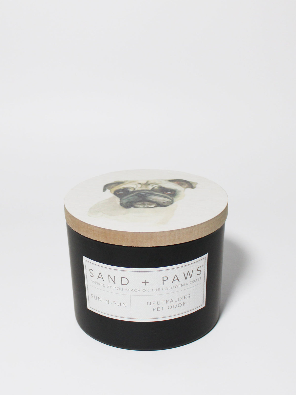Premium Cozy Sand + Paws Sun-n-Fun 12 oz scented candle