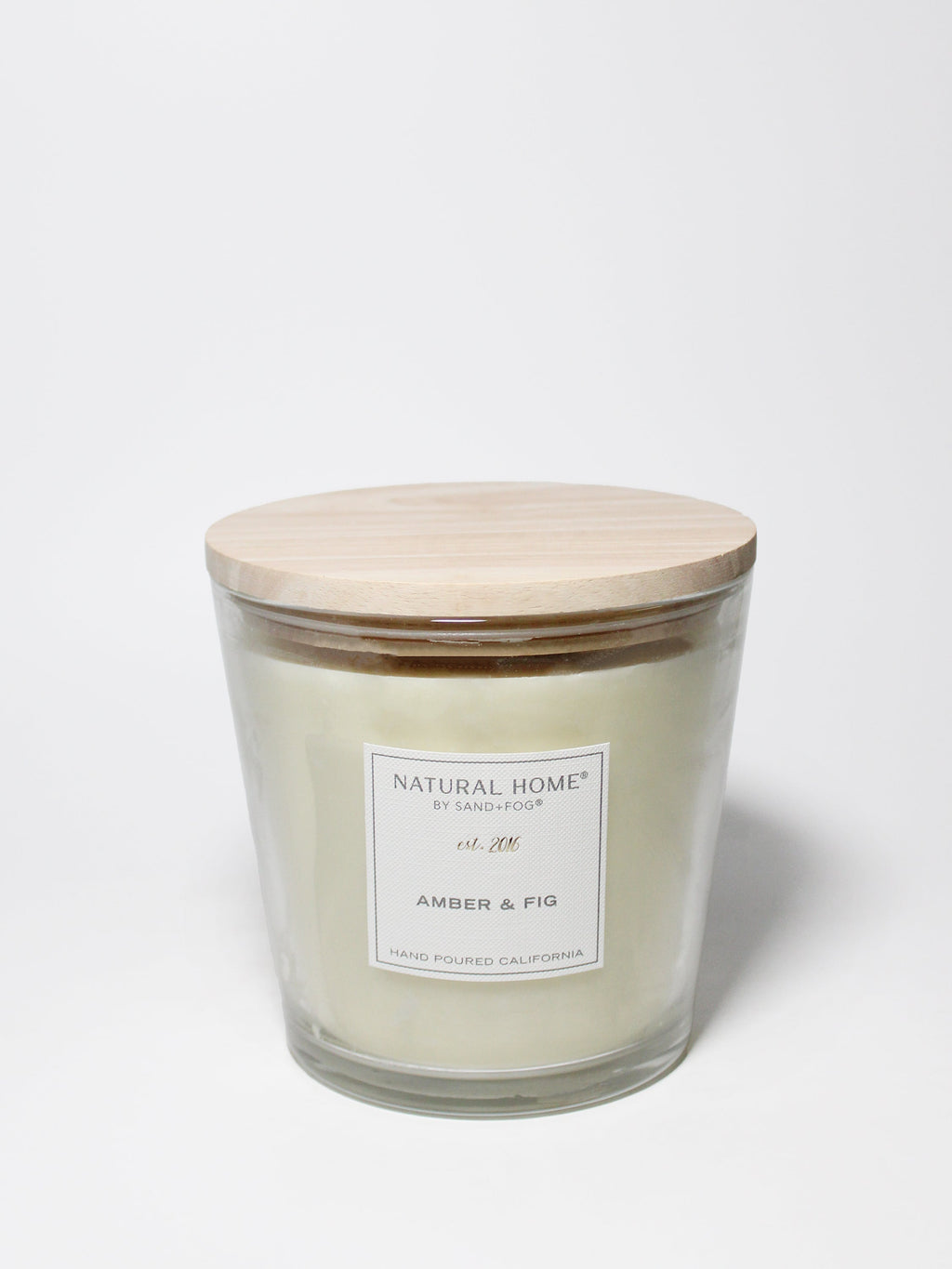 Premium Cozy Amber & Fig Natural Home 31 oz scented candle