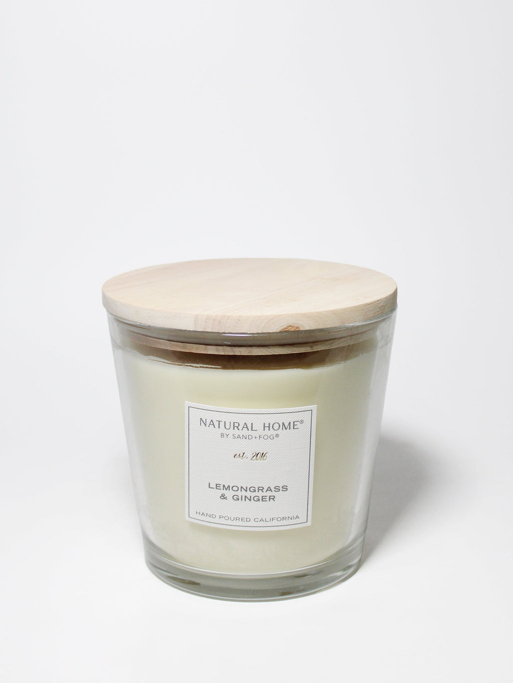 Premium Cozy Lemongrass & Ginger Natural Home 31 oz scented candle