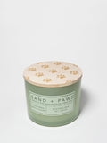 Premium Cozy Sand + Paws California Beach House 12 oz scented candle