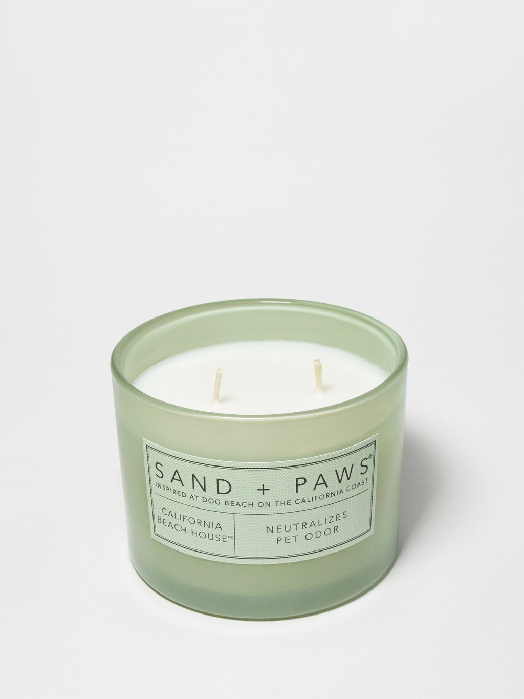 Premium Cozy Sand + Paws California Beach House 12 oz scented candle