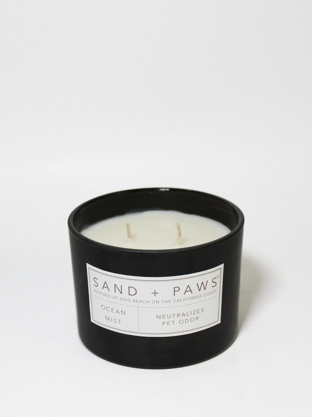 Premium Cozy Sand + Paws Ocean Mist 12 oz scented candle