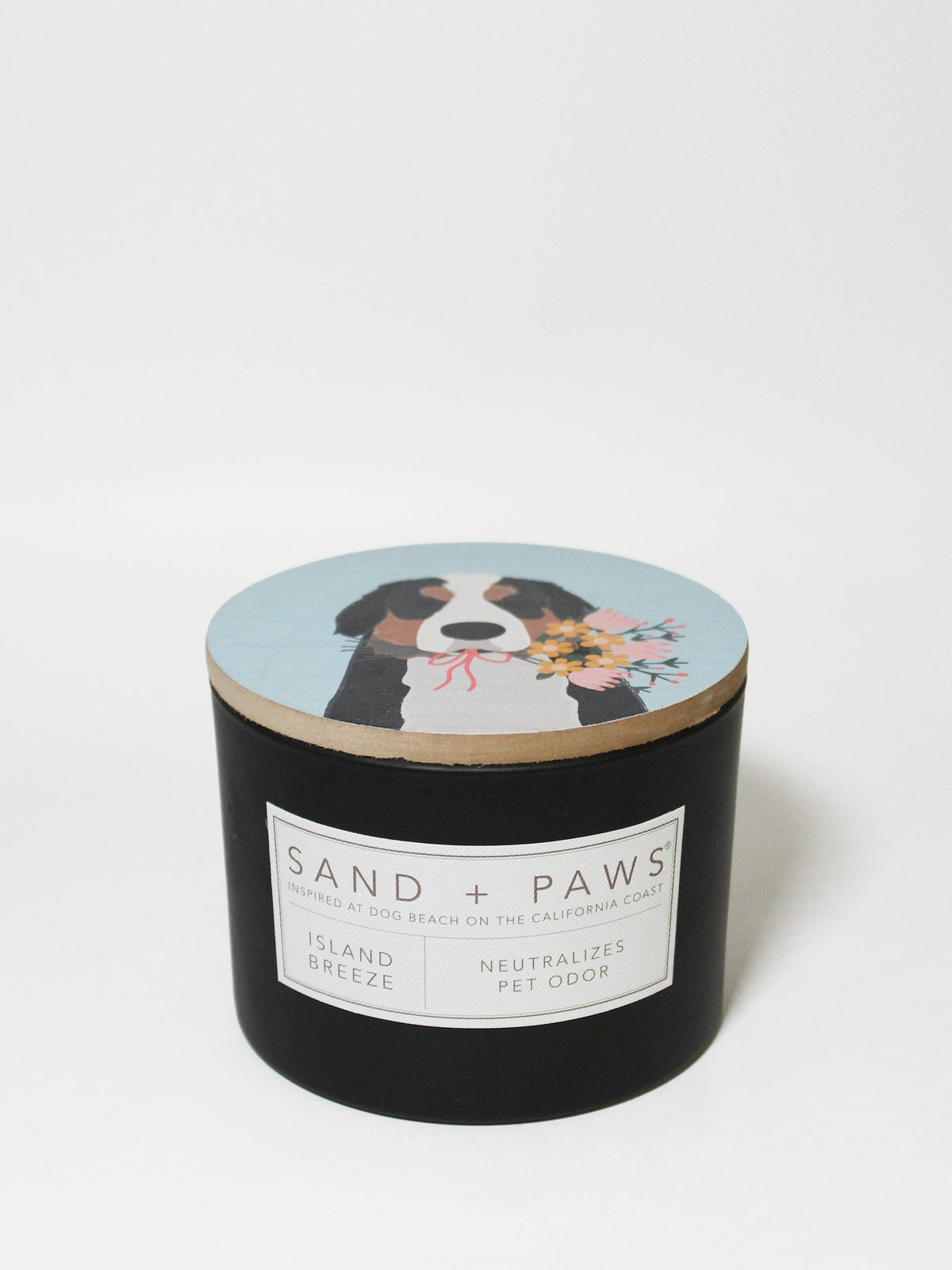 Premium Cozy Sand + Paws Island Breeze 12 oz scented candle