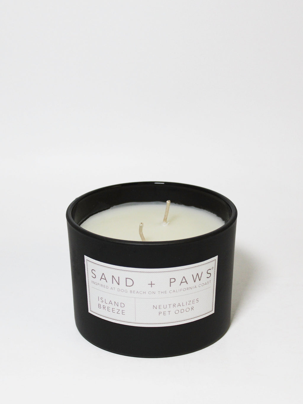 Premium Cozy Sand + Paws Island Breeze 12 oz scented candle
