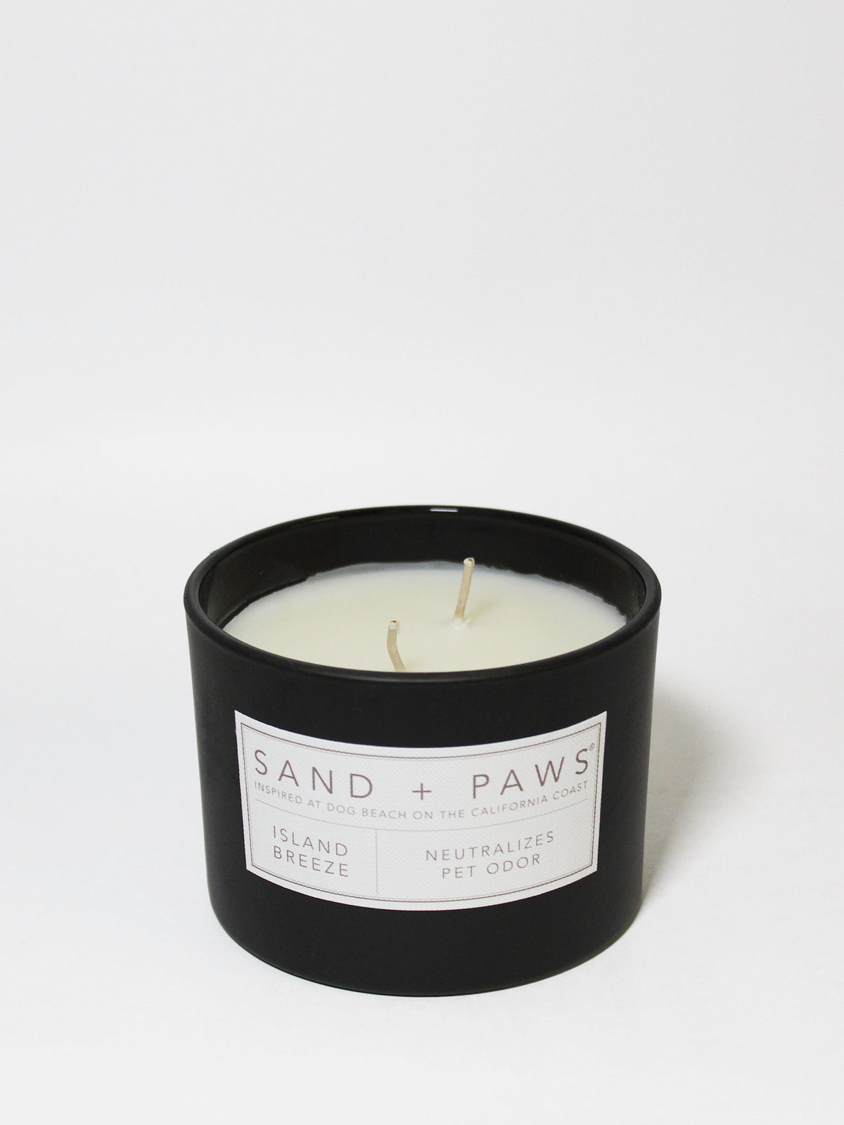 Premium Cozy Sand + Paws Island Breeze 12 oz scented candle