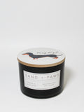 Premium Cozy Sand + Paws Cedar & Lavender 12 oz scented candle