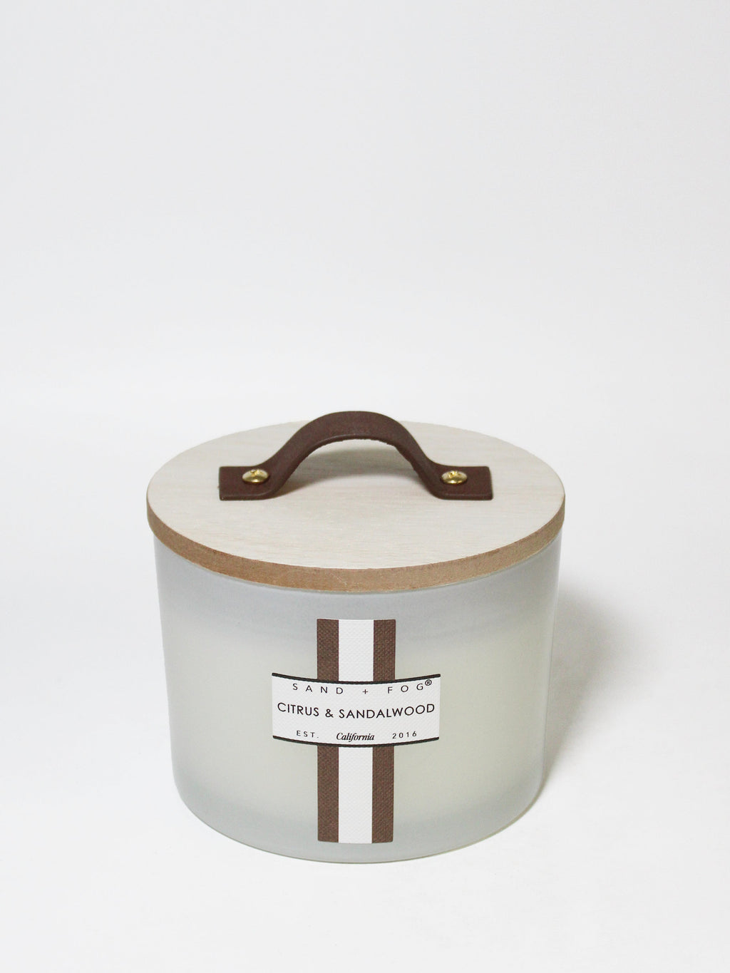 Premium Cozy Citrus & Sandalwood 12 oz scented candle