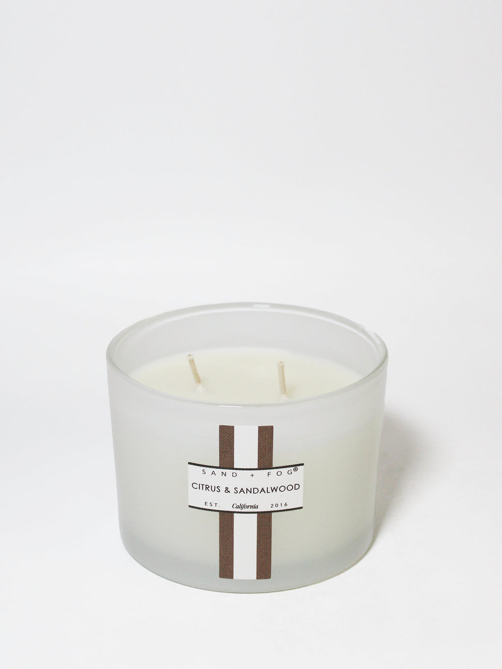 Premium Cozy Citrus & Sandalwood 12 oz scented candle