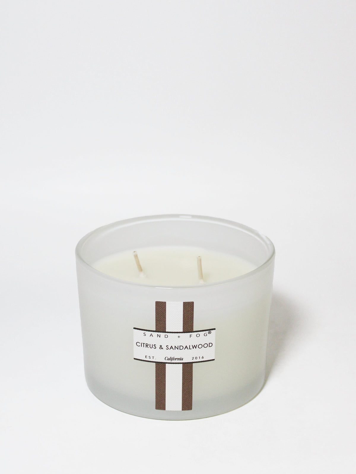 Premium Cozy Citrus & Sandalwood 12 oz scented candle