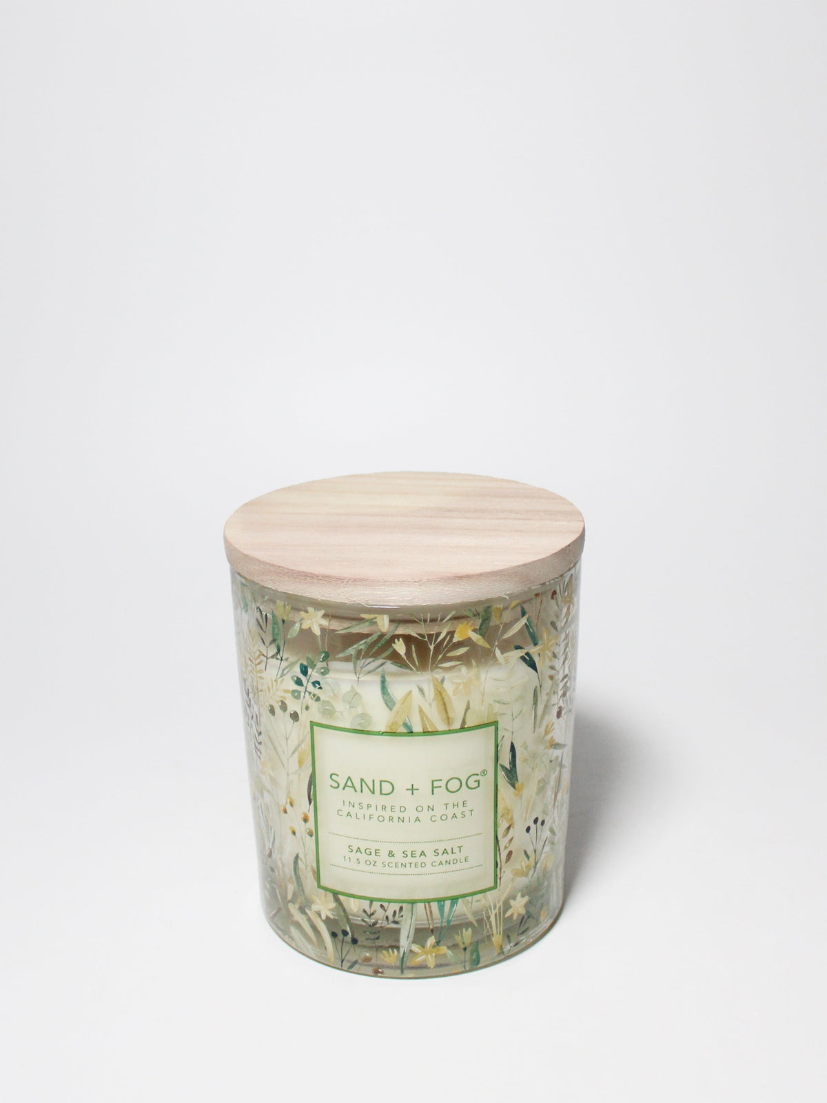 Premium Cozy Sage & Sea Salt 11.5 oz scented candle