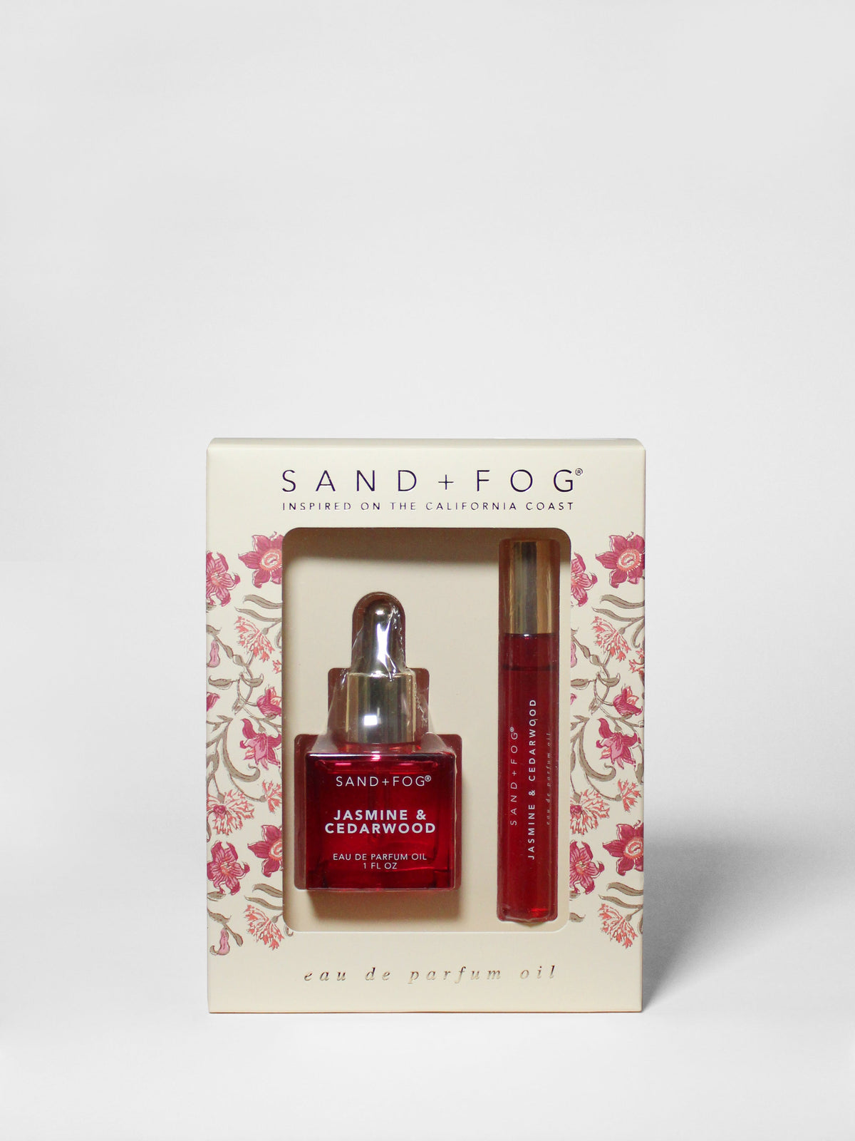 Luxury Signature Perfume Oil Rollerball and Perfume Dropper Set - Jasmine & Cedarwood