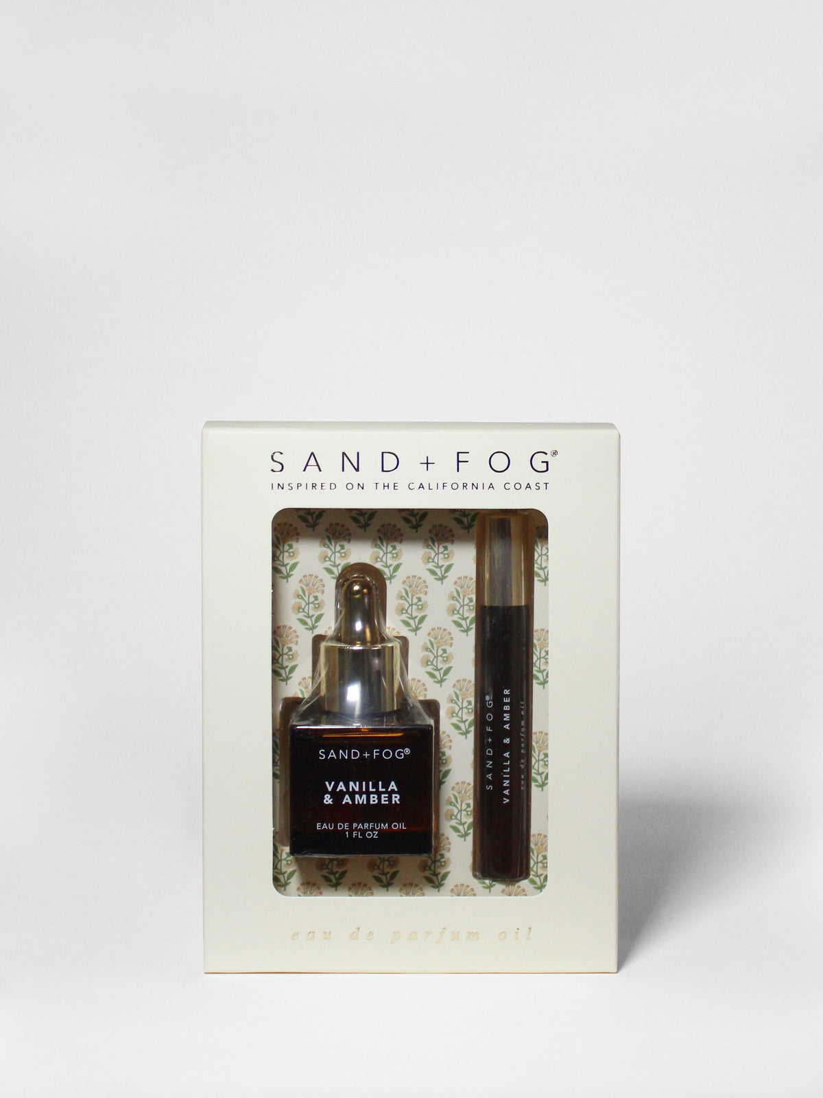 Luxury Signature Perfume Oil Rollerball and Perfume Dropper Set - Vanilla & Amber