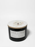Premium Cozy Sand + Paws Vanilla Sandalwood 12 oz scented candle