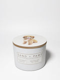 Premium Cozy Sand + Paws Coconut Beach 12 oz scented candle