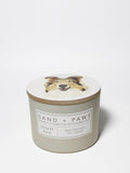 Premium Cozy Sand + Paws Desert Rain 12 oz scented candle