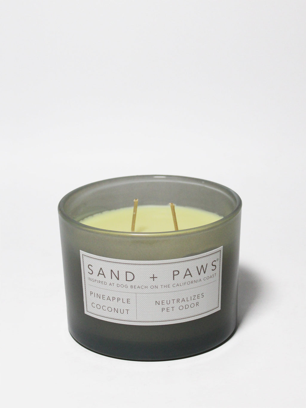 Premium Cozy Sand + Paws Pineapple Coconut 12 oz scented candle