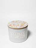 Premium Cozy Ambered Wood 12 oz scented candle
