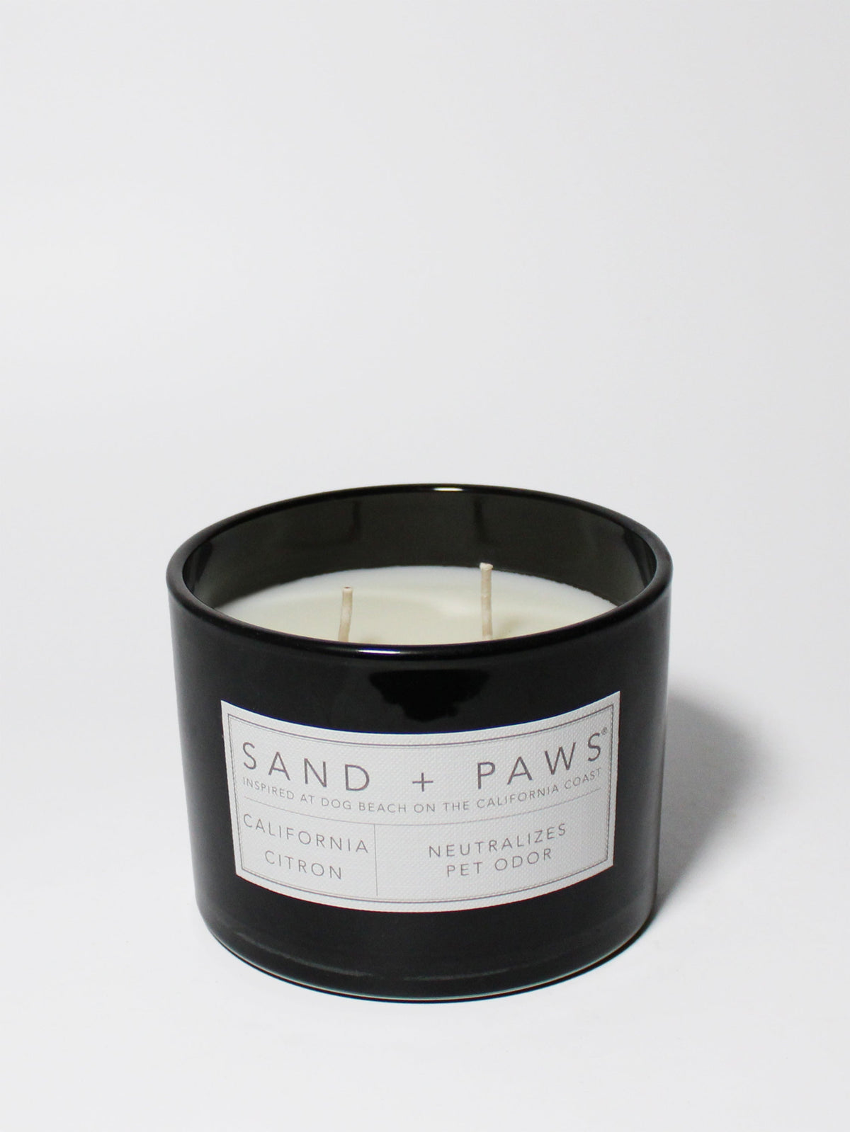 Premium Cozy Sand + Paws California Citron 12 oz scented candle