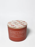 Premium Cozy Sand + Paws Falling Leaves 12 oz scented candle
