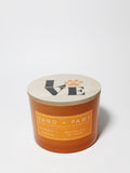 Premium Cozy Sand + Paws Harvest Wreath 12 oz scented candle