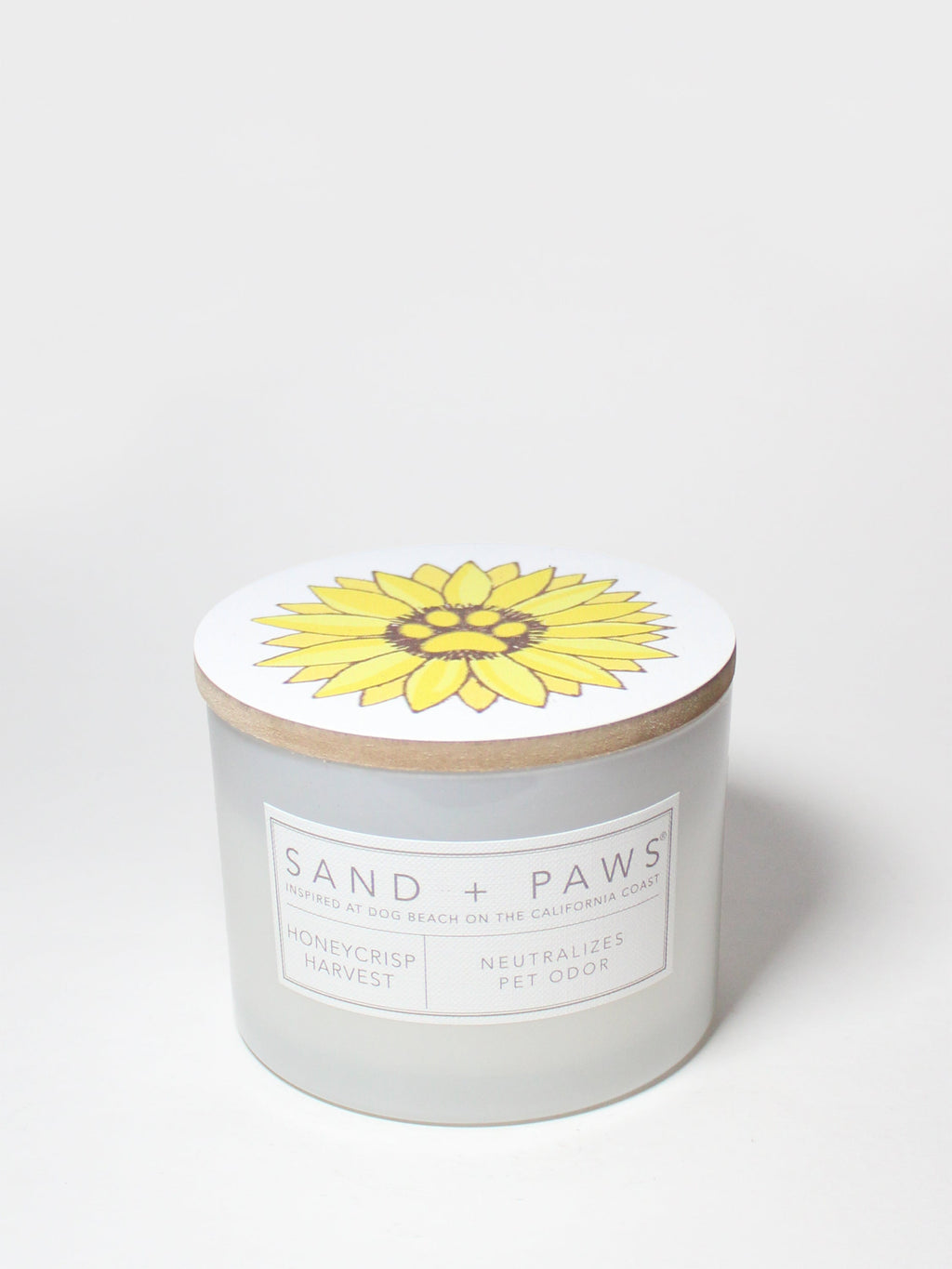 Premium Cozy Sand + Paws Honeycrisp Harvest 12 oz scented candle