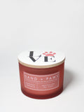 Premium Cozy Sand + Paws Harvest Wreath 12 oz scented candle