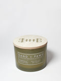 Premium Cozy Sand + Paws Pumpkin & Eucalyptus 12 oz scented candle