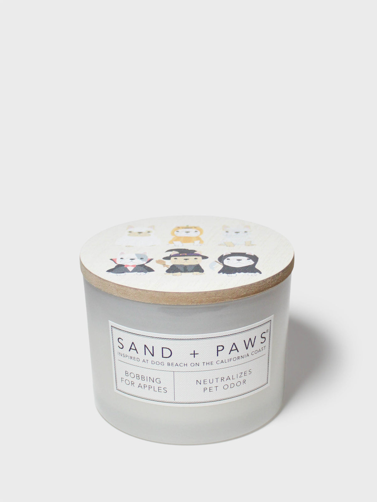 Premium Cozy Sand + Paws Bobbing for Apples 12 oz scented candle