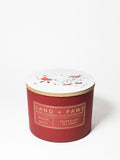 Premium Cozy Sand + Paws Winter White 12 oz scented candle