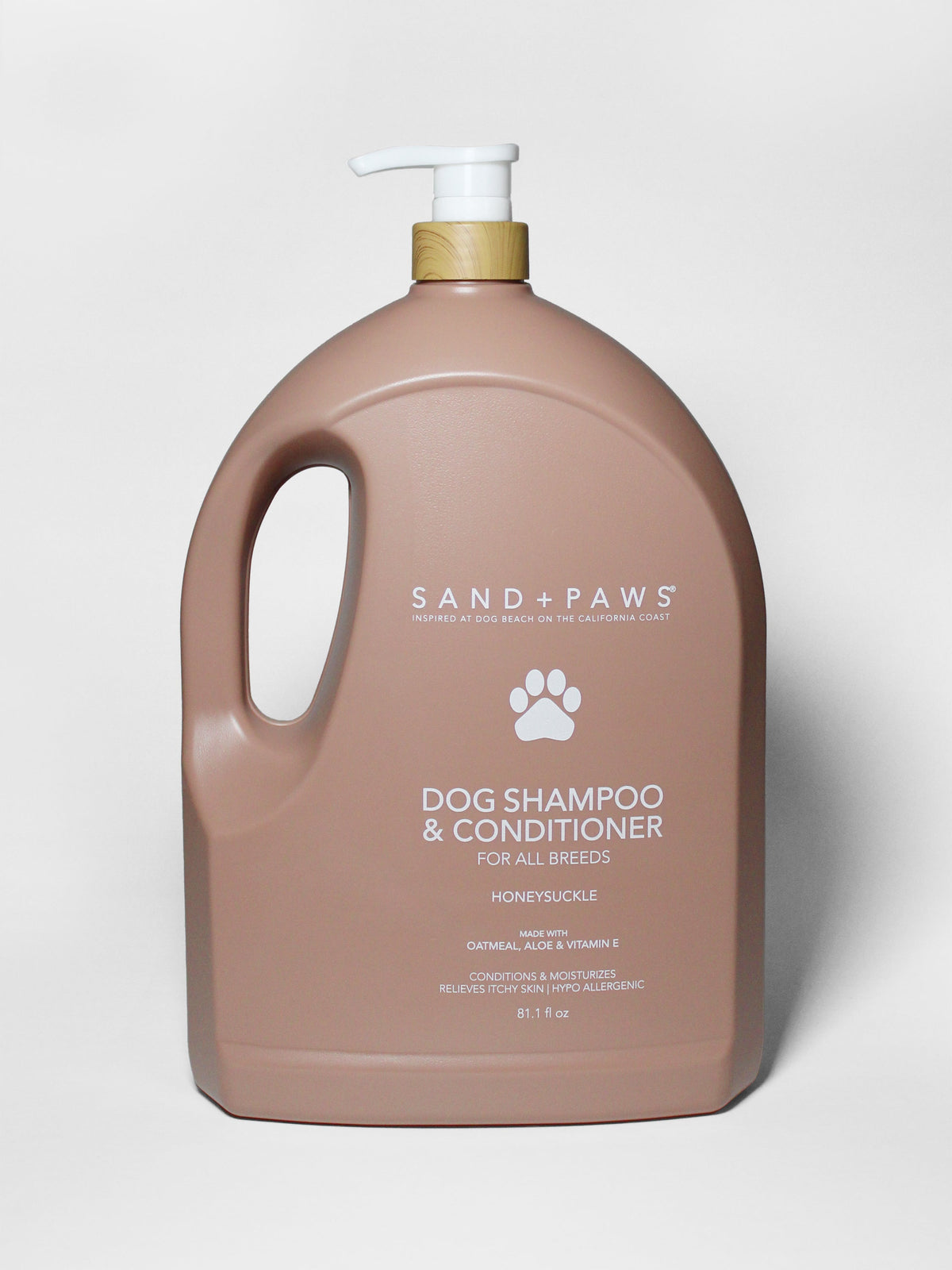 Gentle Signature Sand + Paws Pet Shampoo & Conditioner - Honeysuckle