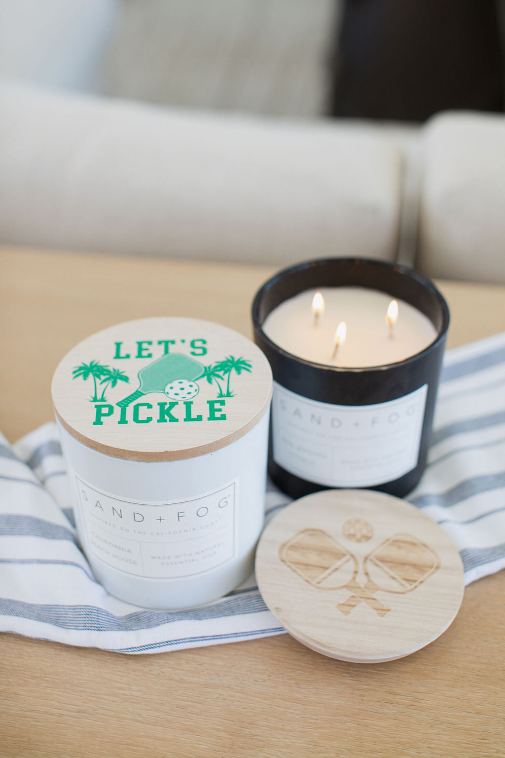 Premium Cozy California Beach House 21 oz scented candle