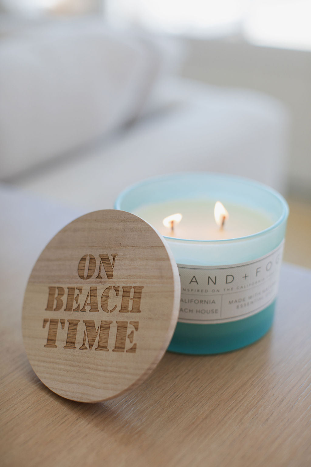 Premium Cozy California Beach House 12 oz scented candle