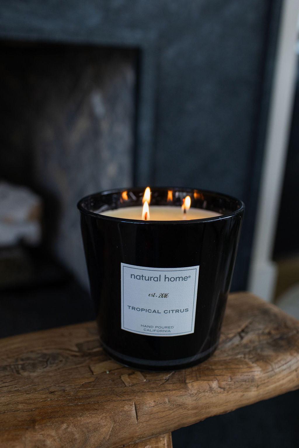 Premium Cozy Tropical Citrus Natural Home 31 oz scented candle
