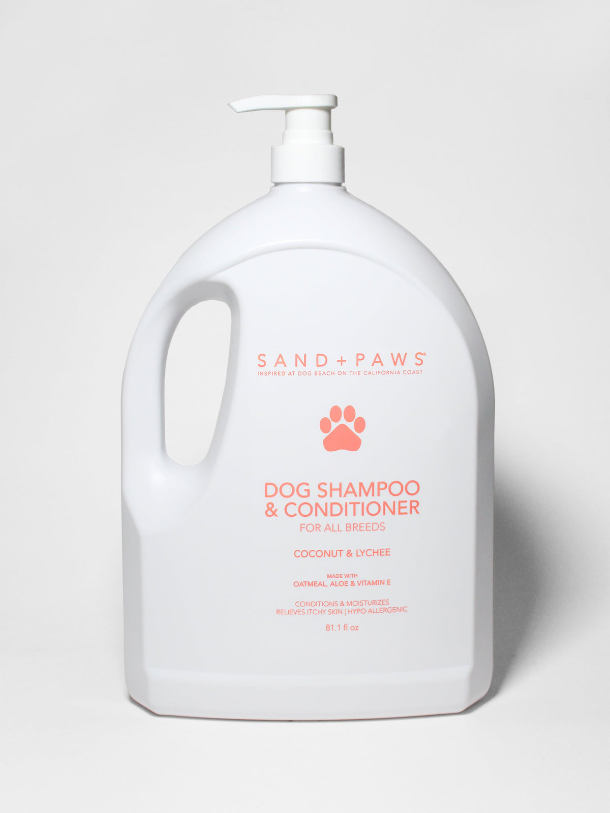 Gentle Signature Sand + Paws Pet Shampoo & Conditioner - Coconut & Lychee