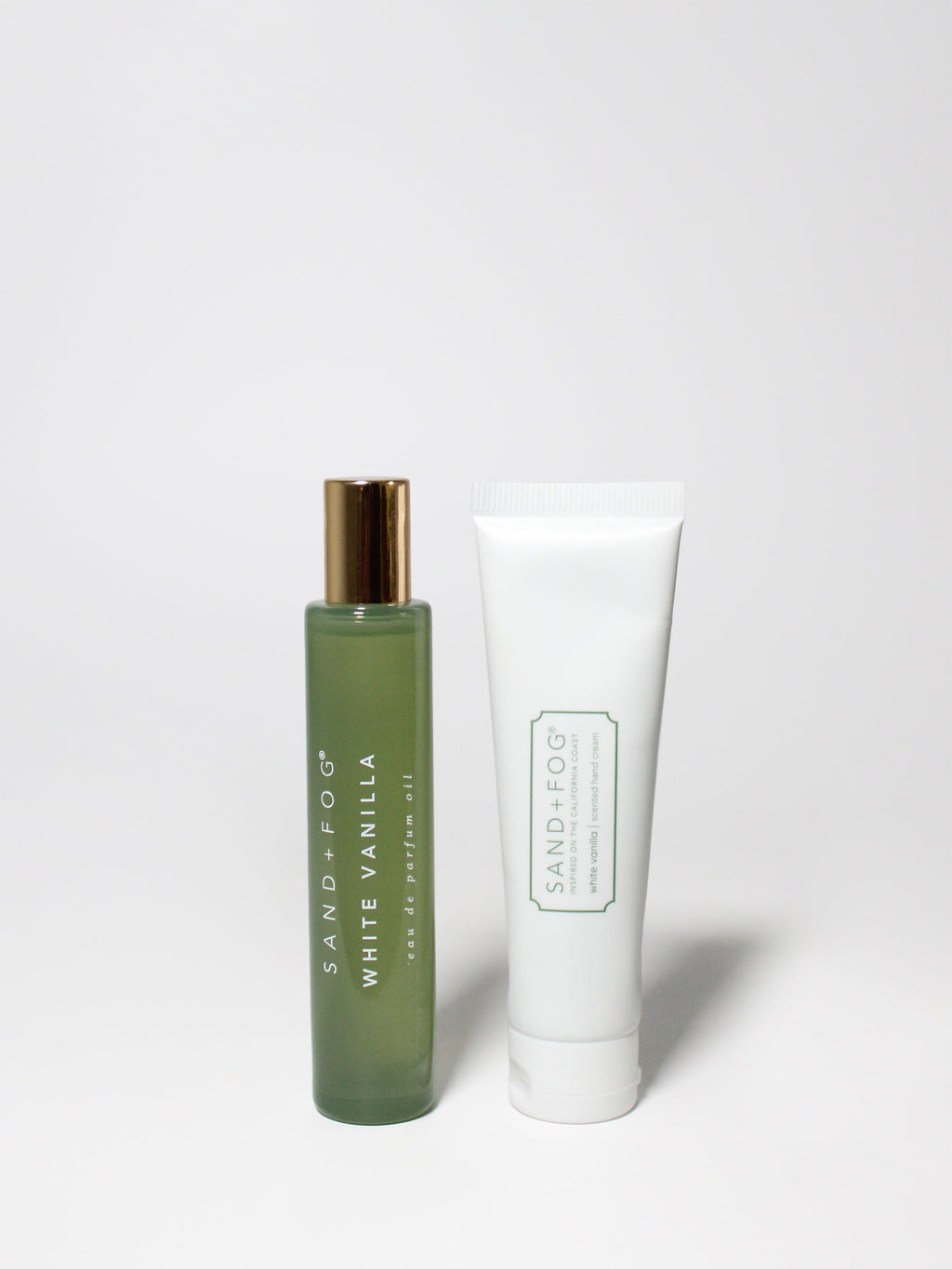 Luxury Signature Hand Cream and Perfume Oil Rollerball Set - White Vanilla