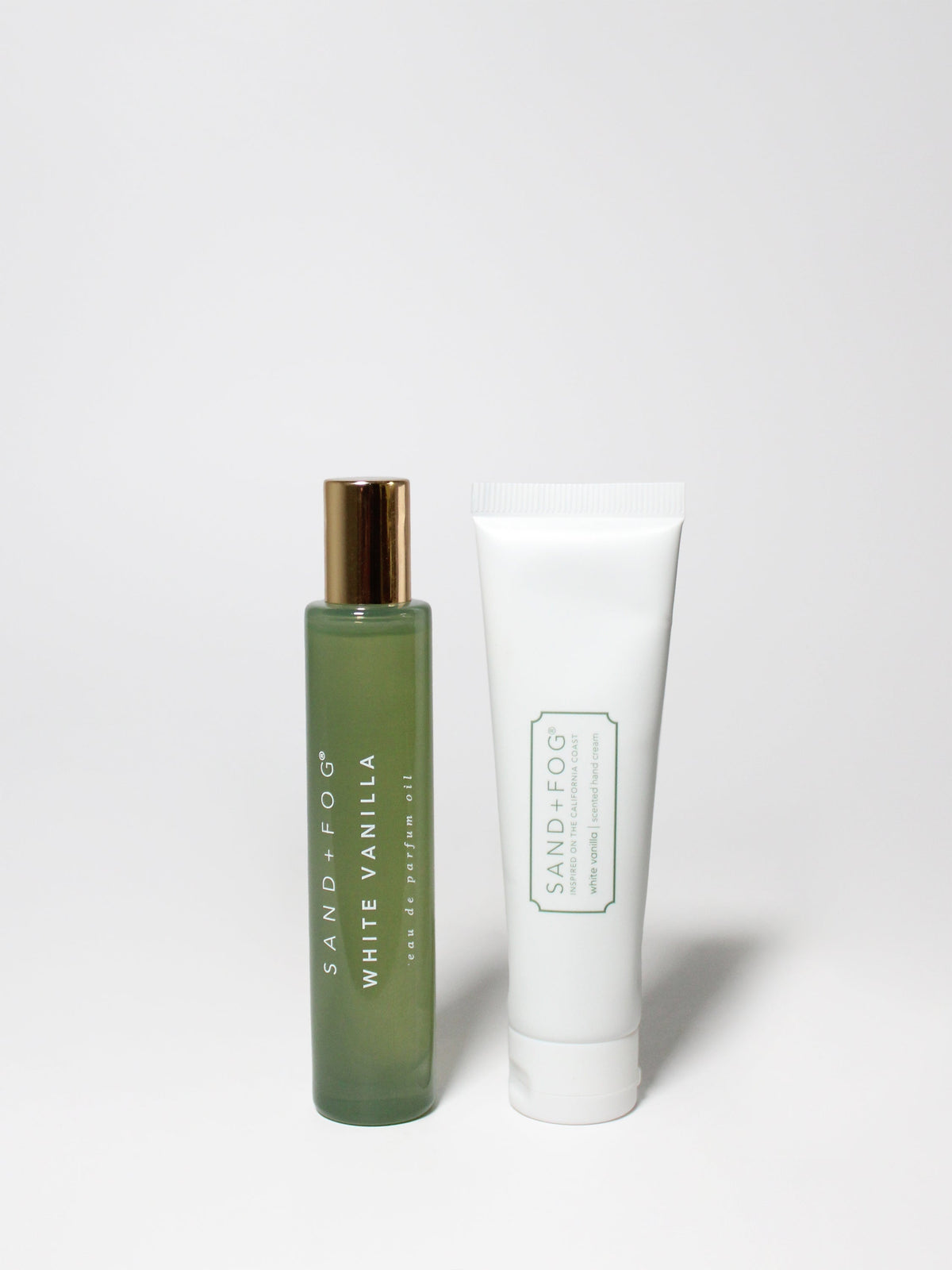 Luxury Signature Hand Cream and Perfume Oil Rollerball Set - White Vanilla